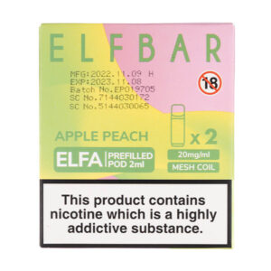 Apple Peach Elfa Prefilled Pods by Elf Bar