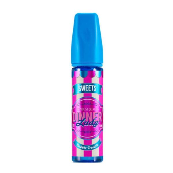 Dinner Lady Sweet 50ml Shortfill E Liquid Bubble Trouble