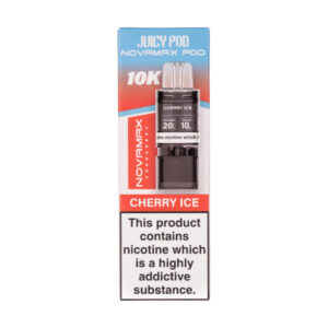Cherry Ice Novamax 10k Prefilled Pod + Refill by Juicy Pod