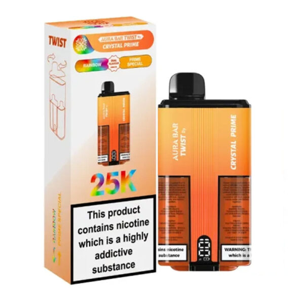 Crystal Prime Aura Bar Twist 25K Prefilled Vape - Image 12