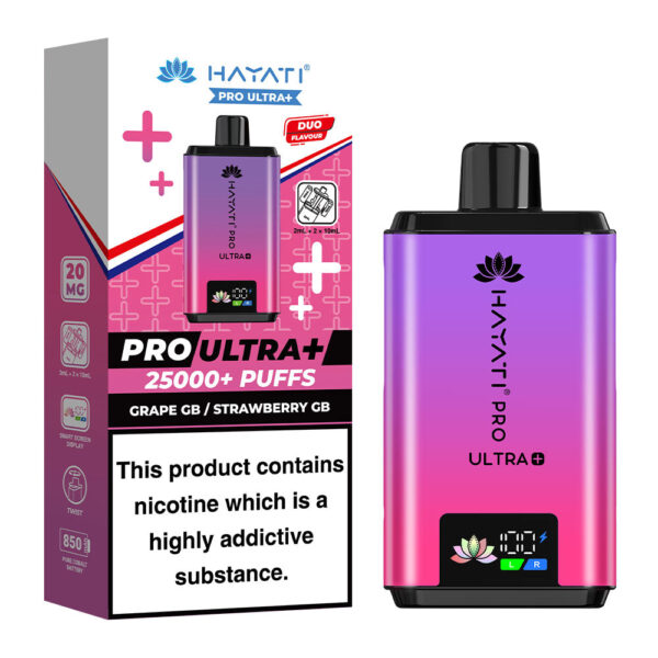 Hayati Pro Ultra Plus 25000 Puffs Prefilled Vape - Image 8