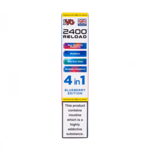 Blueberry Edition IVG 2400 Reload Replacement Pods - 4 Pack