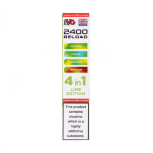 Lime Edition IVG 2400 Reload Replacement Pods - 4 Pack