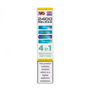 Menthol Edition IVG 2400 Reload Replacement Pods - 4 Pack