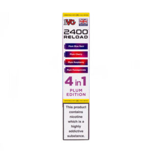 Plum Edition IVG 2400 Reload Replacement Pods - 4 Pack