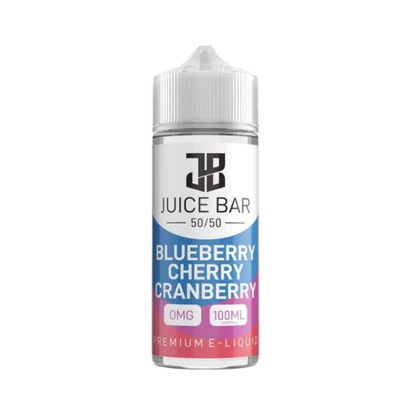 Juice Bar Blueberry Cherry Cranberry 100ml Shortfill E Liquid
