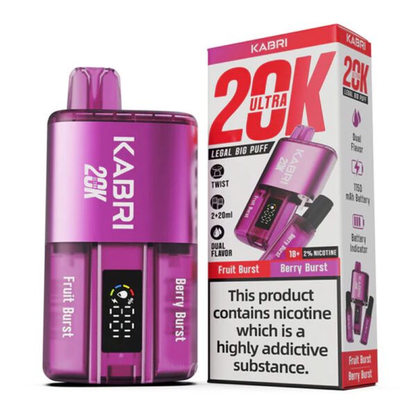 Kabri Ultra 20k Puffs Prefilled Vape - Image 12