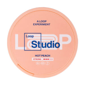Hot Peach Strong Nicotine Pouches by Loop