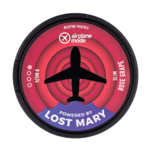 Rose Grape Airplane Mode Nicotine Pouches by Lost Mary