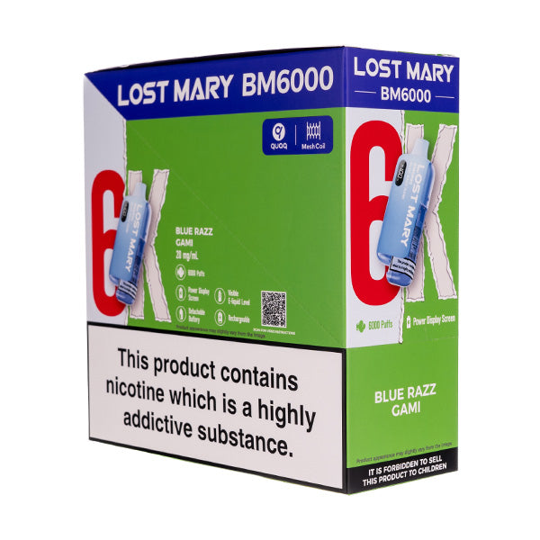Lost Mary BM6000 Disposable Vape [Pack of 5] - Image 6