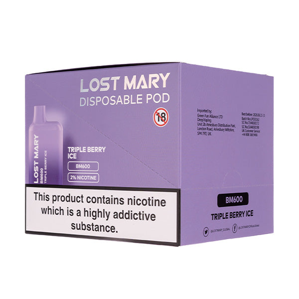 Lost Mary BM600 Disposable Vape [Pack of 10] - Image 28