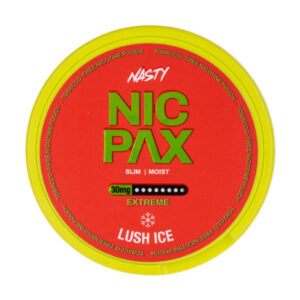 Lush Ice Nicotine Pouches by Nasty Nic Pax
