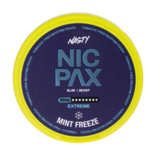 Mint Freeze Nicotine Pouches by Nasty Nic Pax