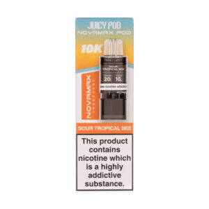 Sour Tropical Mix Novamax 10k Prefilled Pod + Refill by Juicy Pod
