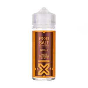 Sweet Tangerine Coconut 100ml Shortfill E-Liquid by Pod Salt Nexus